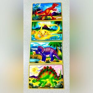 🚦🚦 Bundle 2 puzzles for $12 
Melissa & Doug Dinosaurs Wooden Puzzles (48 pcs)